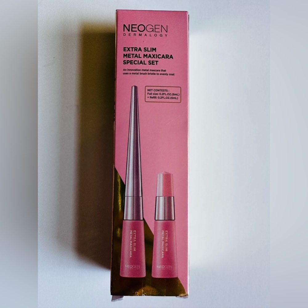 NEOGEN DERMALOGY EXTRA SLIM METAL MAXICARA BLACK Special Set Full size + refill